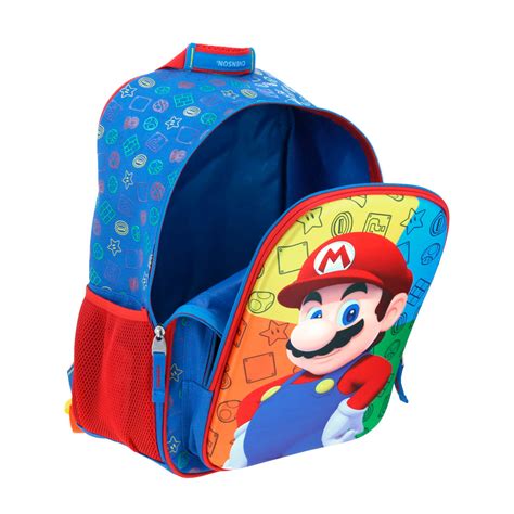 MOCHILA INFANTIL SUPER MARIO BROS ORIGINAL MARIO .